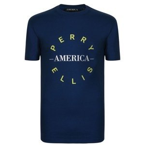 PERRY ELLIS Front Logo T Shirt