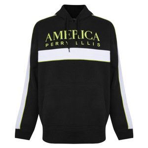 PERRY ELLIS Racer Hooded Sweatshirt