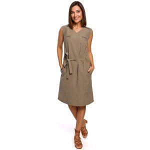 Stylove Woman's Dress S210 Khaki