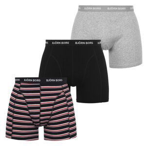 Bjorn Borg 3 Pack Sammy Stripe Boxers