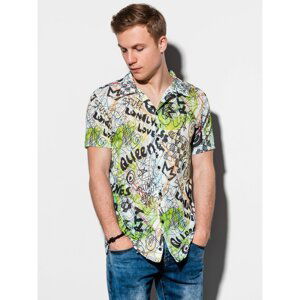 Ombre Clothing Men's shirt with short sleeves K546