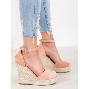 SHELOVET STYLISH ESPADRILLES ON THE COW