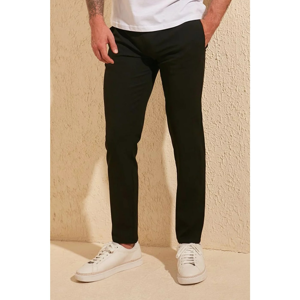 Trendyol Black Men's Elastic Waist Slim Fit Trousers