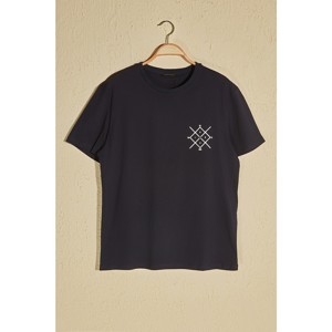 Trendyol T-Shirt - Navy blue - Regular fit