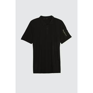 Trendyol Black Men Polo Collar T-shirt