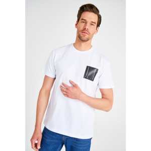 Trendyol White Male Basque Regular Fit T-Shirt