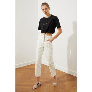 Trendyol Jeans - White - Straight