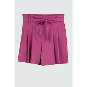 Trendyol Purple Clamping Detailed Shorts & Bermuda