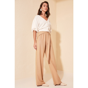 Trendyol Cream Binding Detailed Pants