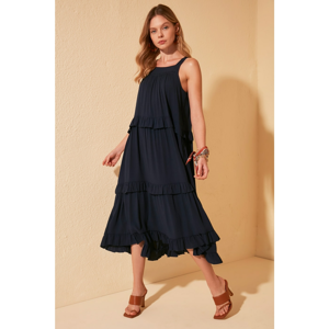 Trendyol Navy Wide Cut Dress