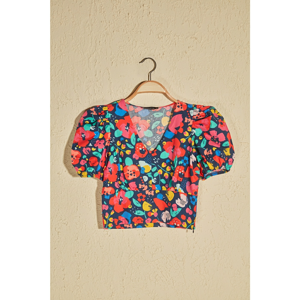 Trendyol Multi-Color Flower Detailed Blouse