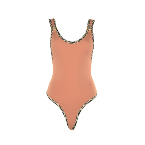 Trendyol Rose Dry Animal Patterned Swimsuit