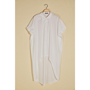 Trendyol White Asymmetric Shirt