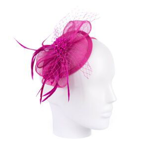 Art Of Polo Woman's Fascinator cz19587 Fuchsia