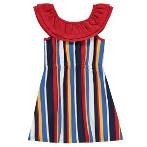 SoulCal Stripe Frill Dress Junior Girls