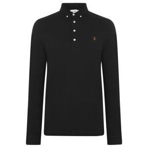 Farah Vintage Ricky Long Sleeve Polo Shirt