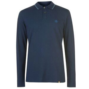 Pretty Green Barton Long Sleeve Polo Shirt