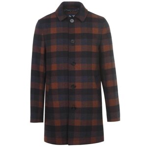 Jack Wills Whitburn Wool Check Mac