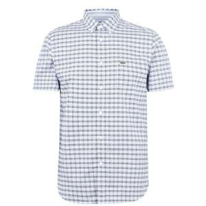 Lacoste Short Sleeve Oxford Check Shirt