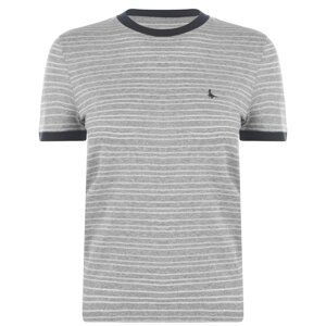 Jack Wills Penny Metallic Stripe  Ringer T Shirt