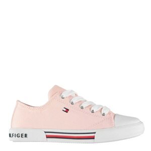 Tommy Hilfiger Canvas Low Lace Trainers