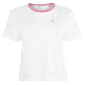 Jack Wills Milsom Cropped Plain Ringer T-Shirt