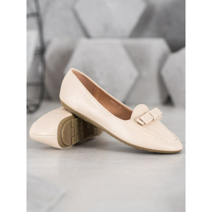 SHELOVET BEIGE LORDSY WITH ECO LEATHER
