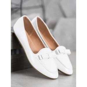 SHELOVET WHITE LORDSY WITH ECO LEATHER