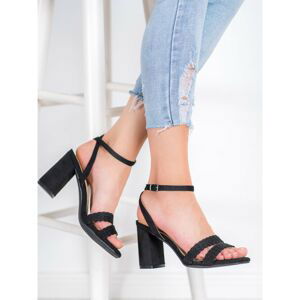 KYLIE SUEDE SANDALS ON THE POST