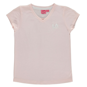 LA Gear V Neck T Shirt Junior Girls