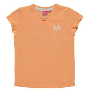 LA Gear V Neck T Shirt Junior Girls