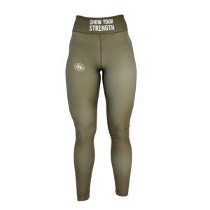 ShowYourStrength Woman's Leggings Leggings Khaki