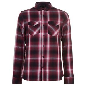 Firetrap Long Sleeve Check Shirt Mens