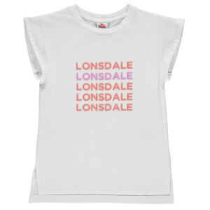 Lonsdale Longline T Shirt Junior Girls