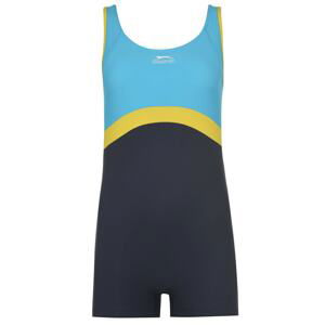 Slazenger Boyleg Swimming Suit Junior Girls