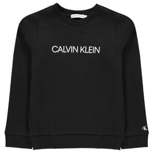 Calvin Klein Junior Boys Institutional Crew Sweatshirt