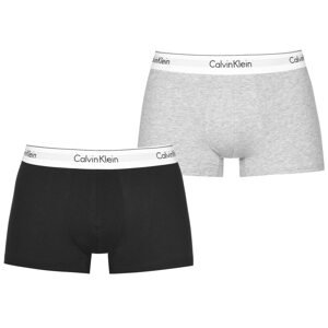 Calvin Klein 2 Pack Modern Cotton Stretch Trunks