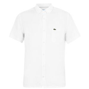 Lacoste Short Sleeve Linen Shirt