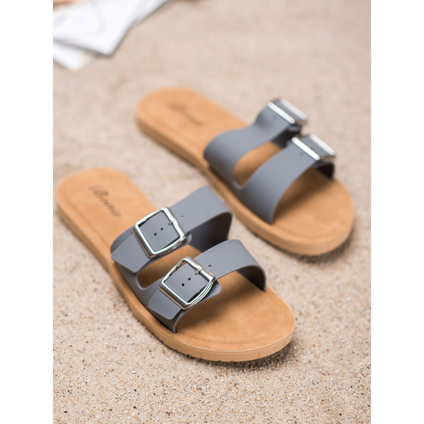 BONA CLASSIC FLIP-FLOPS WITH BUCKLE