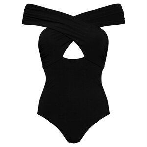 Figleaves Off The Shoulder Bardot Swimsuit