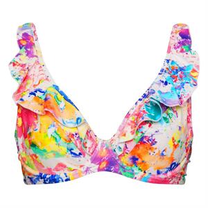 Figleaves Underwired Non Pad Frill Bikini Top