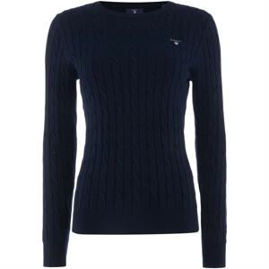 Gant Cotton crew neck cable jumper