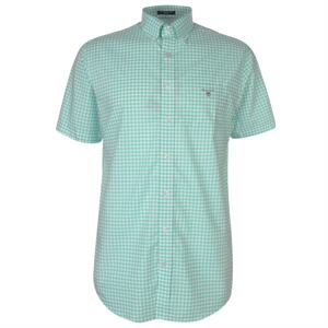 Gant Short Sleeve Pop Colour Gingham Shirt Mens