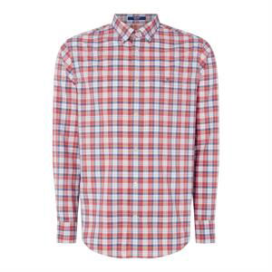 Gant Long Sleeve Tonal Plaid Shirt