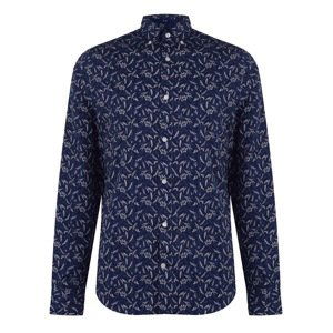 Gant Long Sleeve Printed Slim Fit Shirt