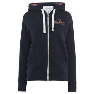 Jack Wills Susan Embroidered Zip Hoodie