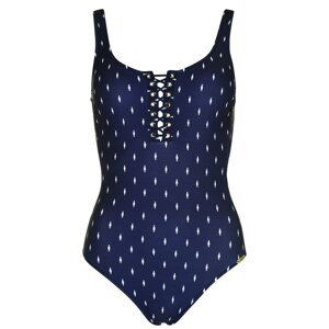 Watercult Artful Detail Lace Up Swimsuit