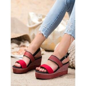 GOODIN RED WEDULING SANDALS