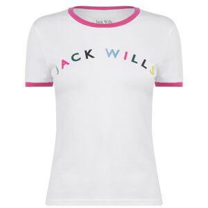 Jack Wills Blackmore Flocked Ringer T-Shirt