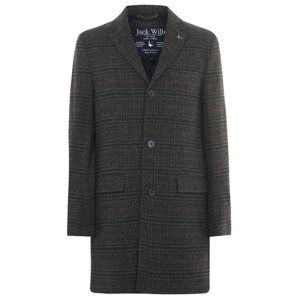 Jack Wills Roe Wool Crombie Check Coat